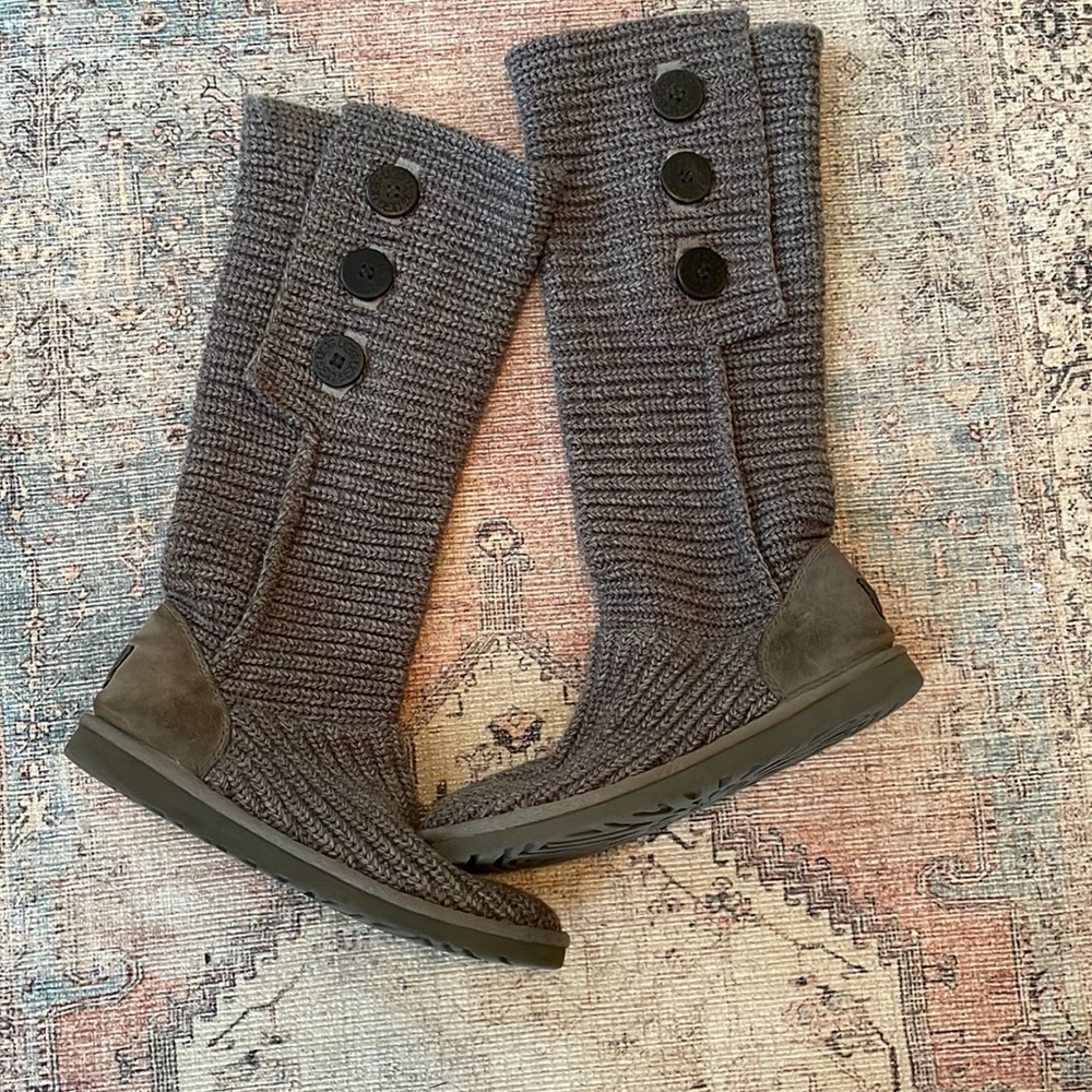 Ugg knit boots.